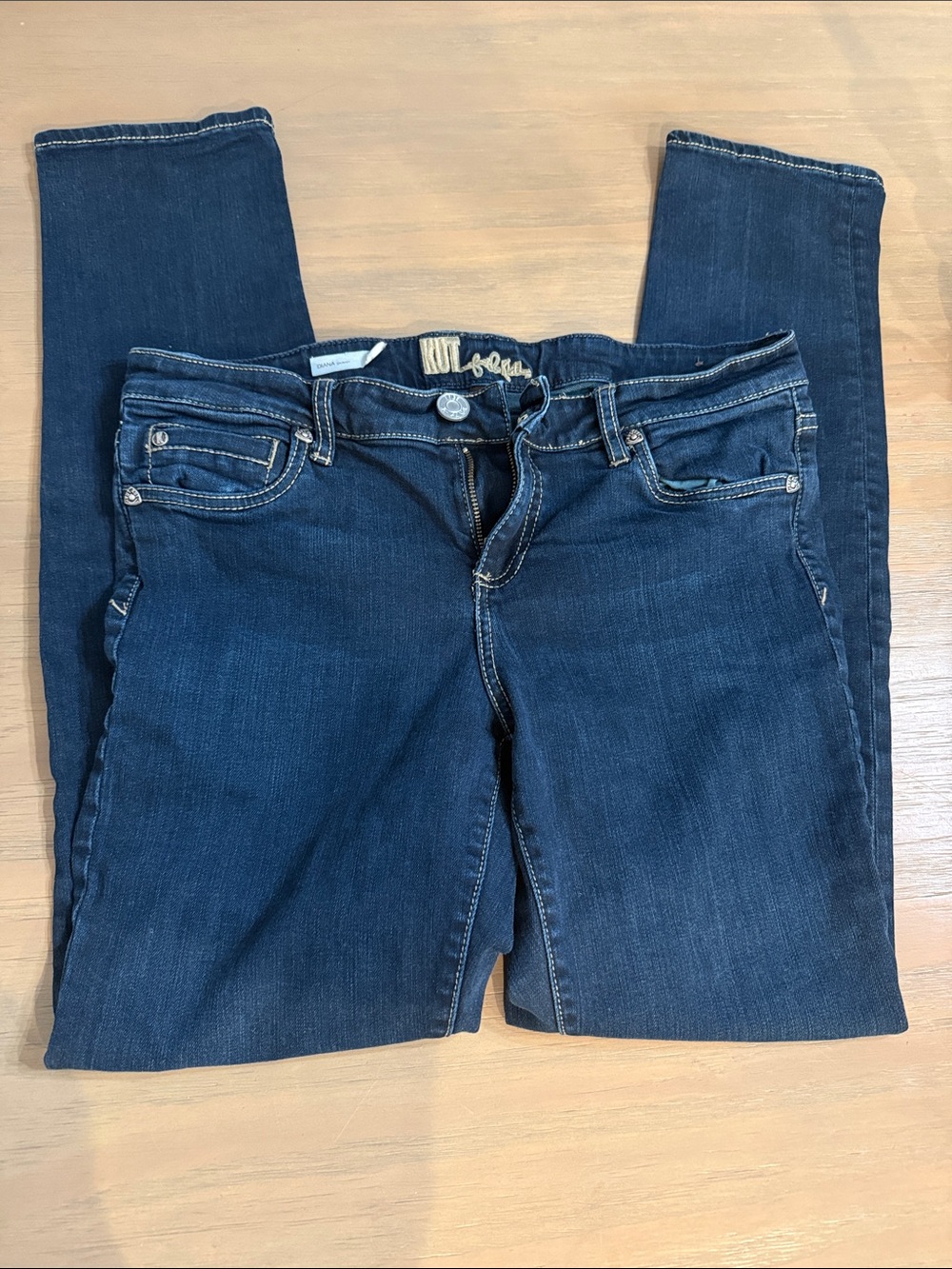 Kut from the Kloth Diana Skinny Women's Dark Blue Jeans - (Brand: )
